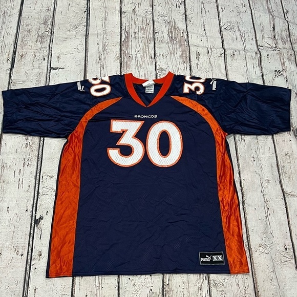 Vintage Terrell Davis Denver Broncos Puma 1990s NFL Football Jersey - Picture 1 of 9